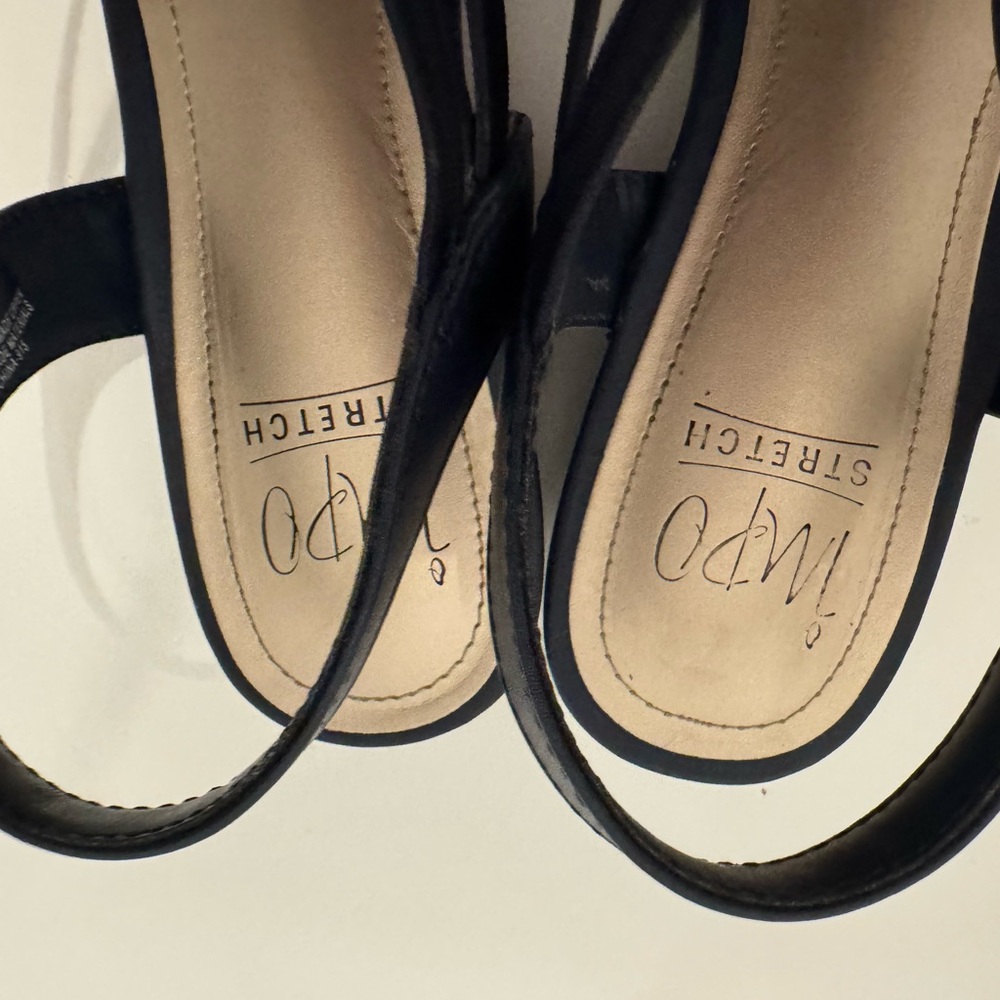Navy Blue Strappy Sandals - Picture 7 of 8